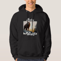 Baby Wolf Matching Tribe Wolves Moon Kids Camping