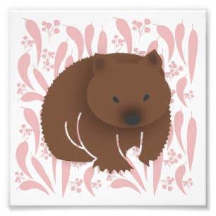 Baby Wombat Fotodruck