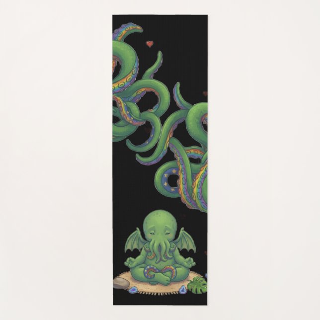 Baby Yoga Cthulhu Yogamatte (Vorderseite)