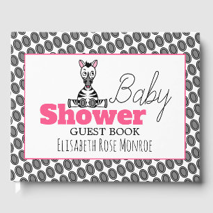 Baby Zebra, Babydusche Gästebuch