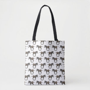 Baby Zebra Frenzy überall auf der Drucktasche