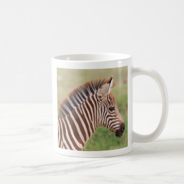 Baby zebra head, Tansania Tasse (Rechts)