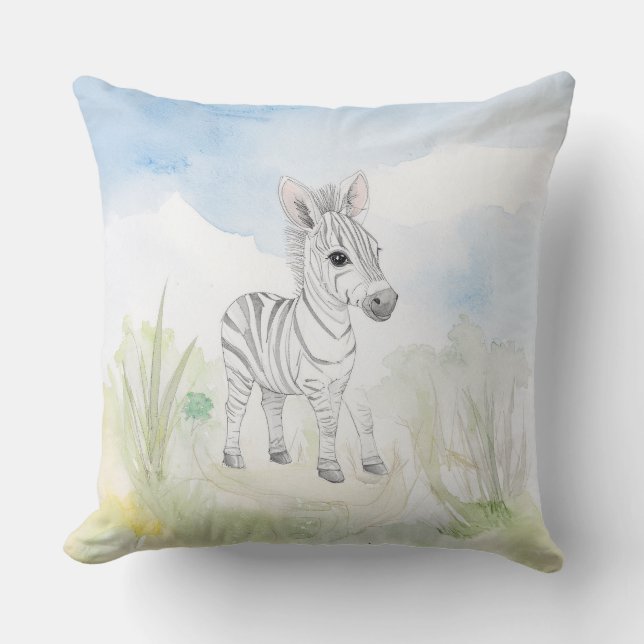 Baby Zebra Kissen (Vorderseite)