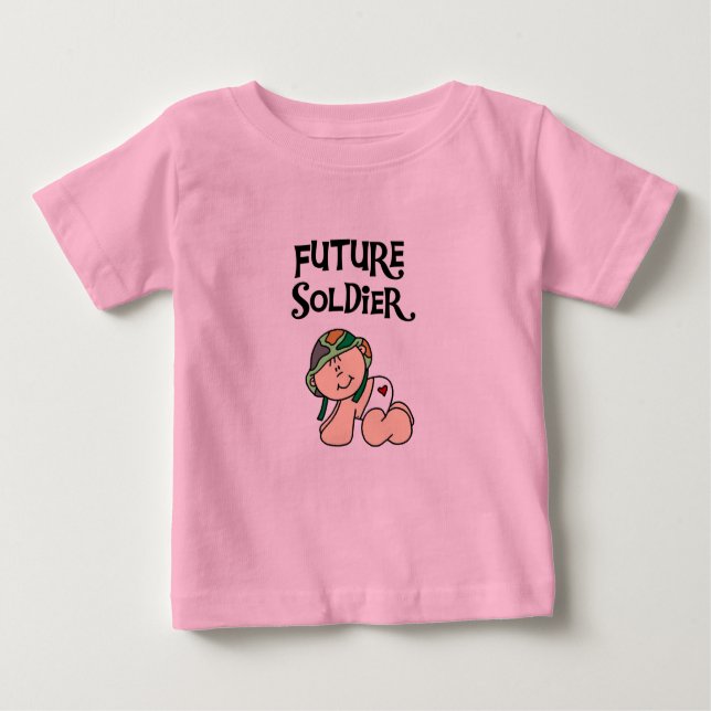 Baby-zukünftige Soldat-T - Shirts und Geschenke (Vorderseite)