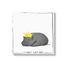 Baby-Zwergflusspferd - Gute Nacht, süßer Prinz - L