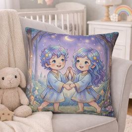 Baby Zwillinge Sternzeichen Kinderzimmer Kinder Kissen