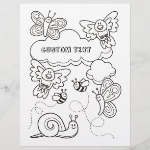 Babyanimals-Farbbuchseite