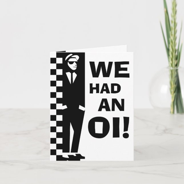 Babyankündigungen (ska rude boy) ankündigung (Vorderseite)