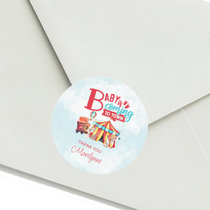 Babyaufkleber für das Karneval-Festival Runder Aufkleber