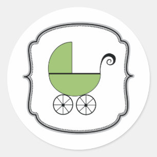 Babyaufkleber Runder Aufkleber