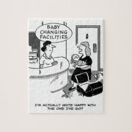 Babyauswechseleinrichtungen in einem Geschäft Puzzle