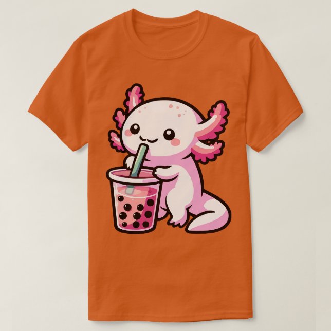 Babyaxolotgetränk Boba T-Shirt (Design vorne)