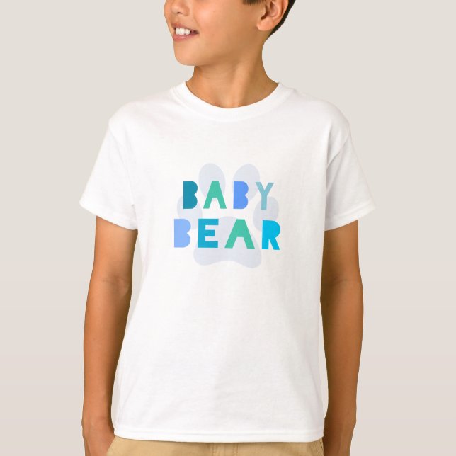 Babybär - Blau T-Shirt (Vorderseite)