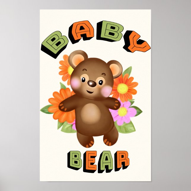 Babybär Poster (Vorne)