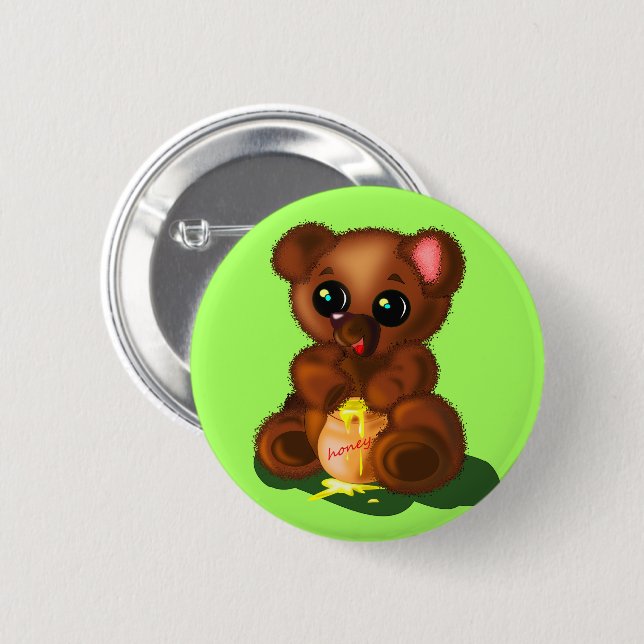 Babybärentaste - Farbe Button (Vorne & Hinten)