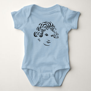 Babybeethoven-Säuglings-Strampler -- PK. Baby Strampler