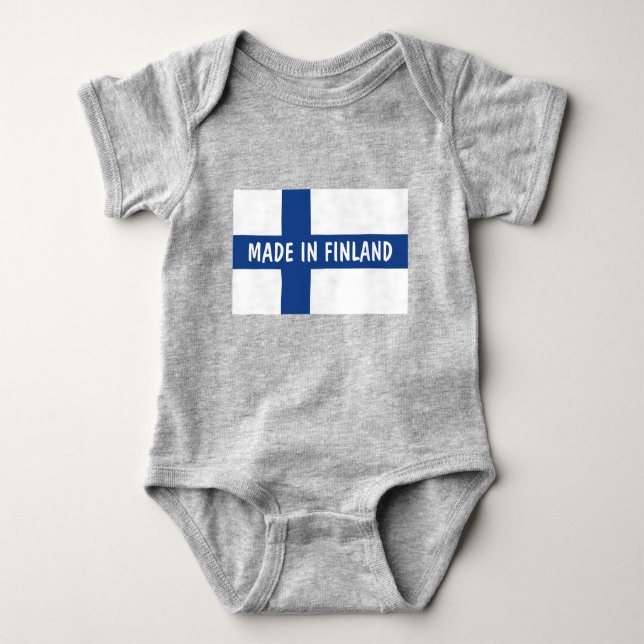 Babybekleidung für Neugeborene in Finnland Baby Strampler (Vorderseite)