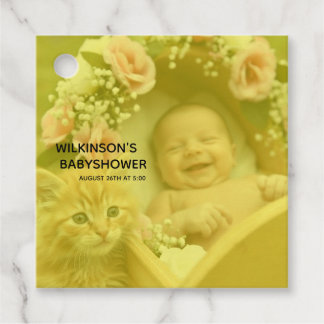 Babybild Baby-Party Geschenkanhänger