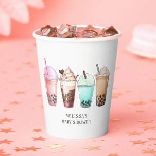 Babyblase Boba Baby Dusche Pappbecher