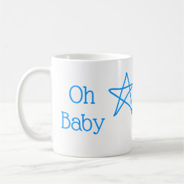 Babyblau-Babydusche - Name der Vergangenheit Kaffeetasse