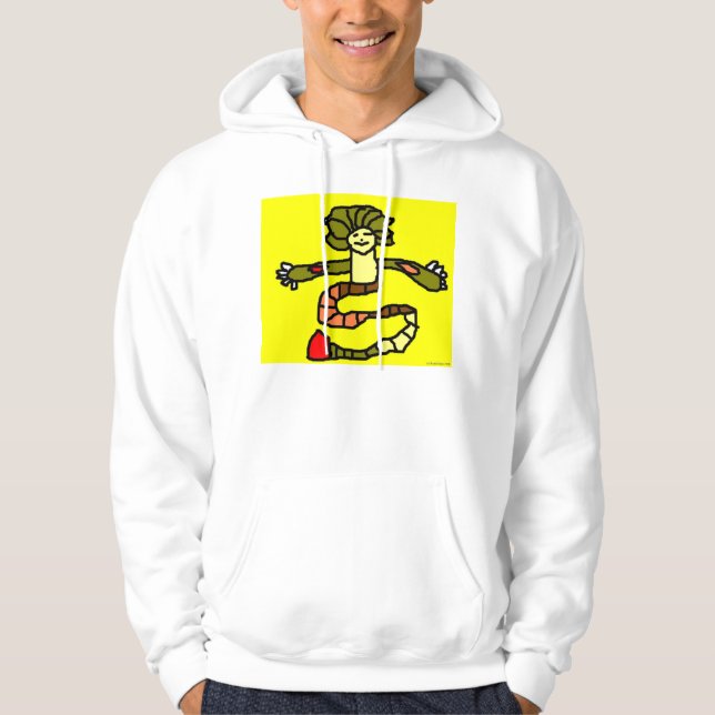 Babyblau Hoodie (Vorderseite)
