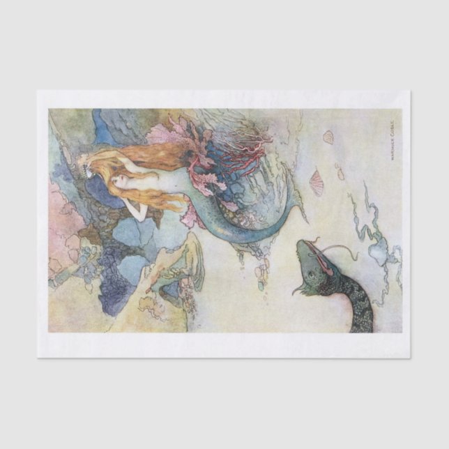 Babyblau Seidenpapier (Vorderseite)