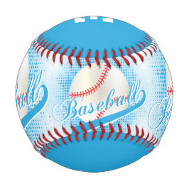 Babyblau | White Retro Baseball Sports
