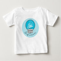 Babyblauer Zug Choo Choo Lokführer Kinder T-Shirt