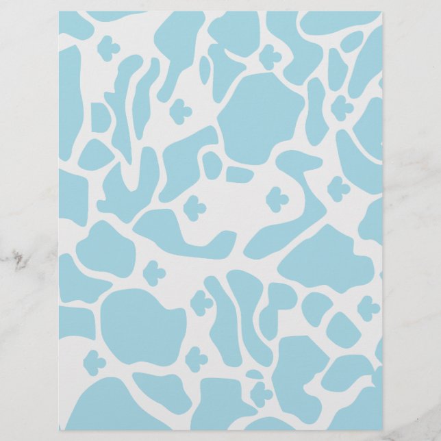Babyblaues Design: (Vorderseite)