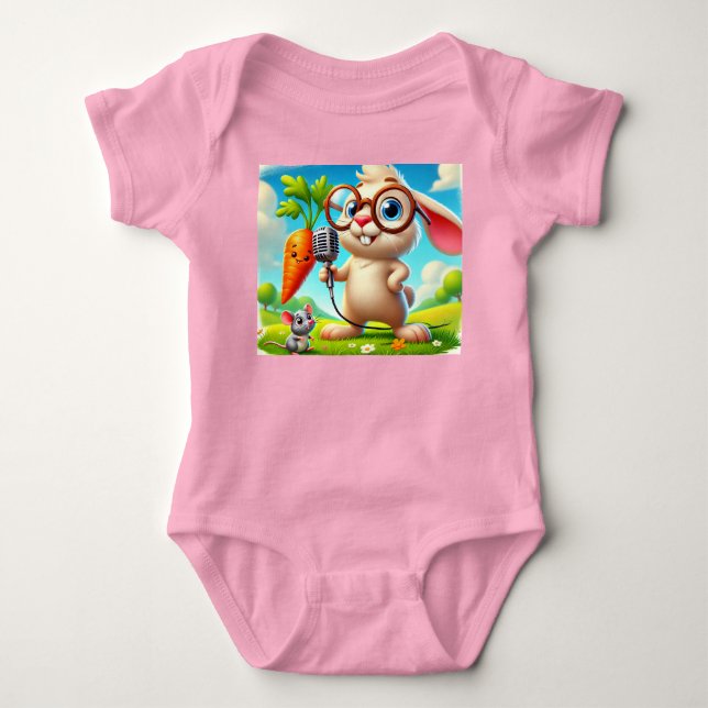 Babybodyanzug Baby Strampler (Vorderseite)