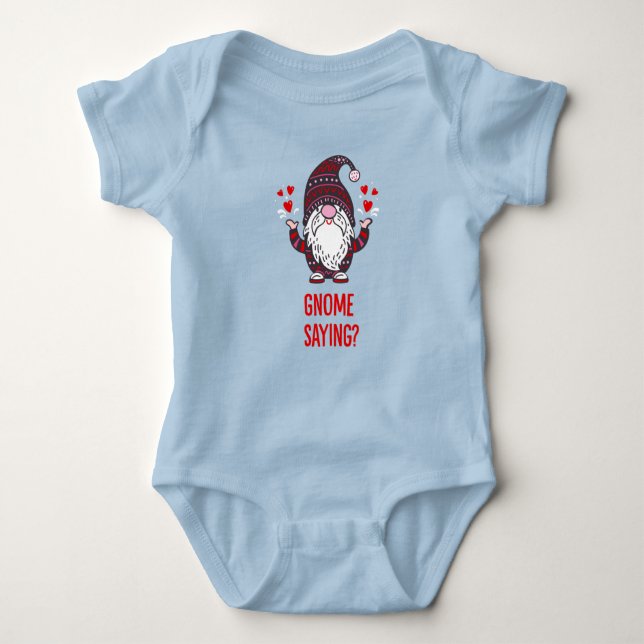 Babybodyanzug der GNOME-Liebe Baby Strampler (Vorderseite)