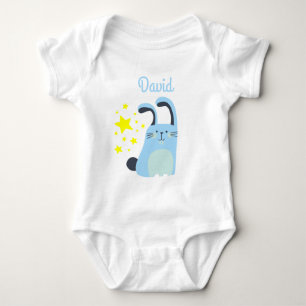 Babybodyanzug mit niedlichem Hasen Baby Strampler