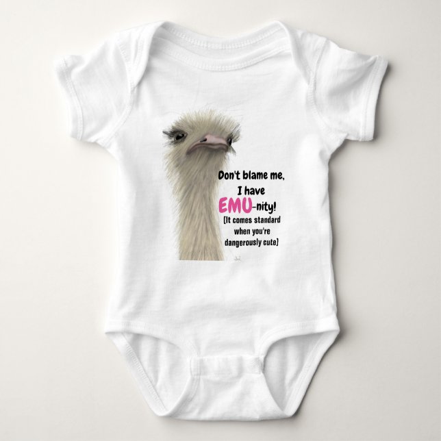 Babybodysuit durch EMU-Logik Baby Strampler (Vorderseite)