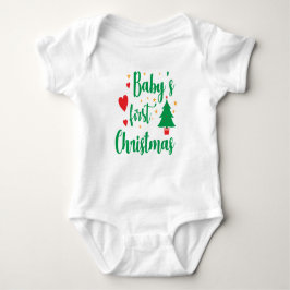 Babybodysuit für Weihnachten Baby Strampler