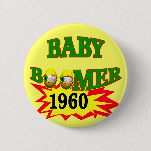 Babyboomer 1960 button (Vorderseite)