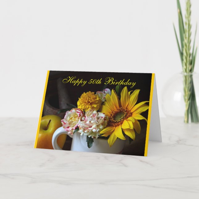 Babyboomer-50. Geburtstags-Karte für Frauen Karte (Vorderseite)