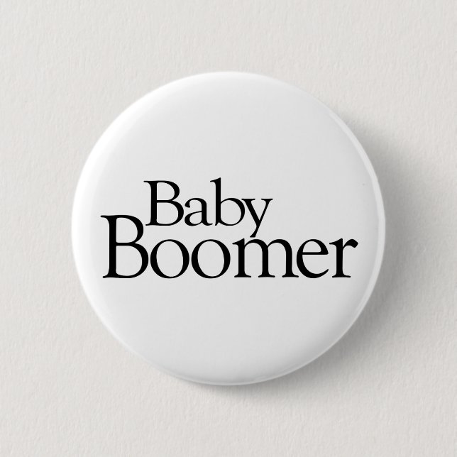 Babyboomer Button (Vorderseite)