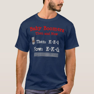 Babyboomer, dann und jetzt T-Shirt
