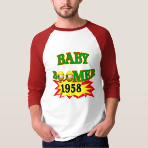 Babyboomer-Geburtstags-Geschenke 1958 T-Shirt