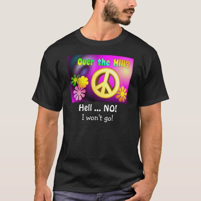 Babyboomer Psychodelic T - Shirt (Vorderseite)