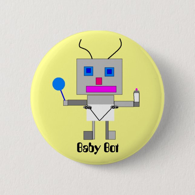 Babyboote Button (Vorderseite)