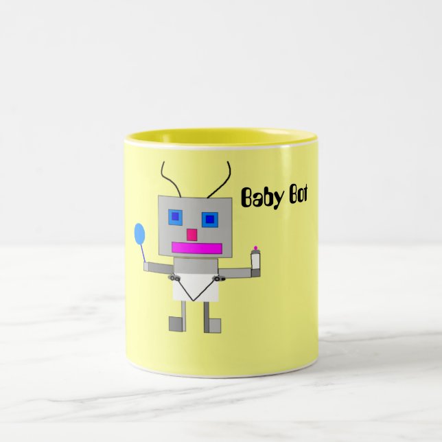 Babyboote Zweifarbige Tasse (Mittel)
