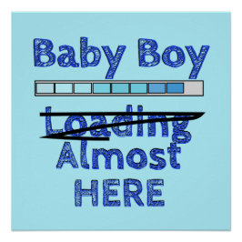 Babyboy-Verladung - Achter Monat Poster