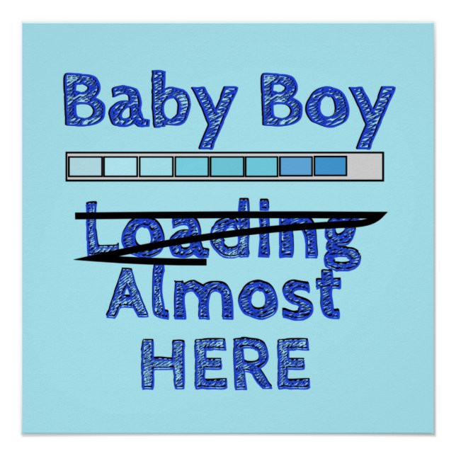 Babyboy-Verladung - Achter Monat Poster (Vorderseite)