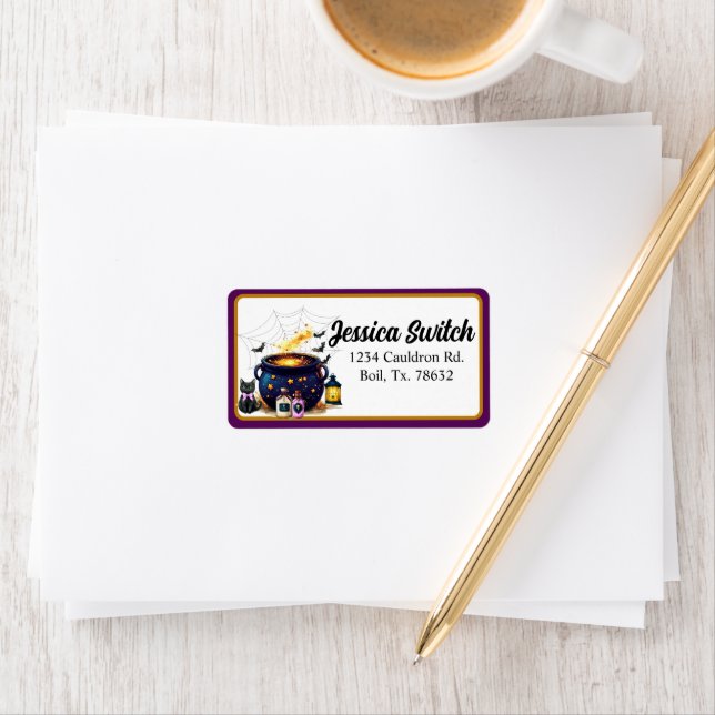 Babybrauen Adressaufkleber (Insitu)