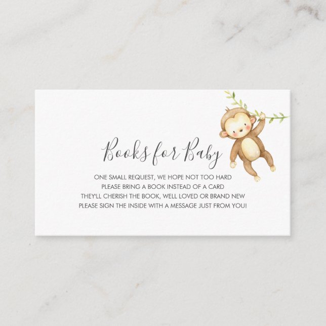 Babybuchanfrage Kindersteckkarte Begleitkarte (Vorderseite)