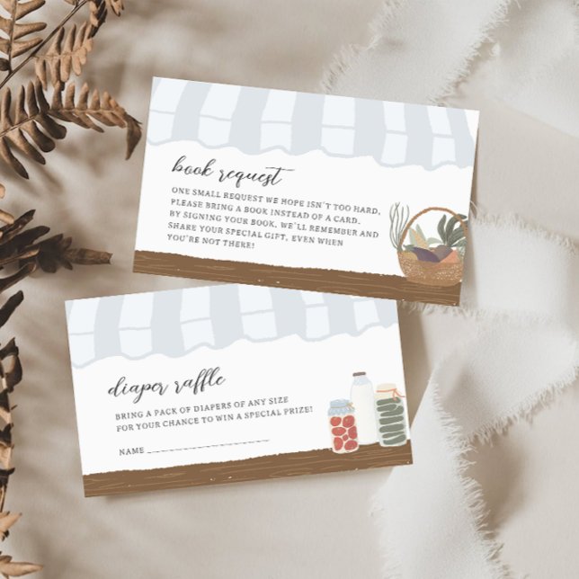 Babybuchanfragekarte für den Bauernmarkt Begleitkarte (Von Creator hochgeladen)