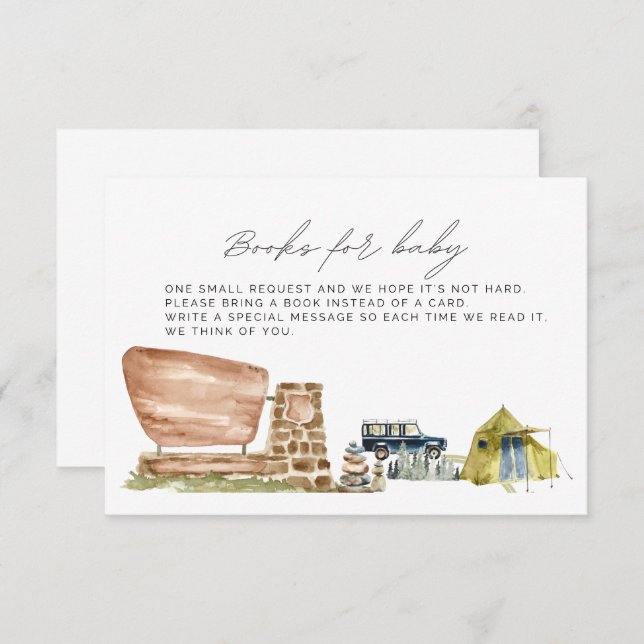 Babybücher, Baby-Duschkabine, Nation Begleitkarte (Vorne/Hinten)