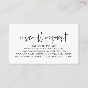 Babybücher, Moderner Minimaler Schriftart Begleitkarte