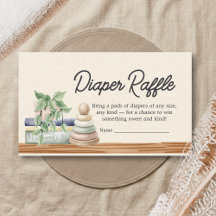 Babybücher und Brunch Neutrale Dusche Windel-Raffl